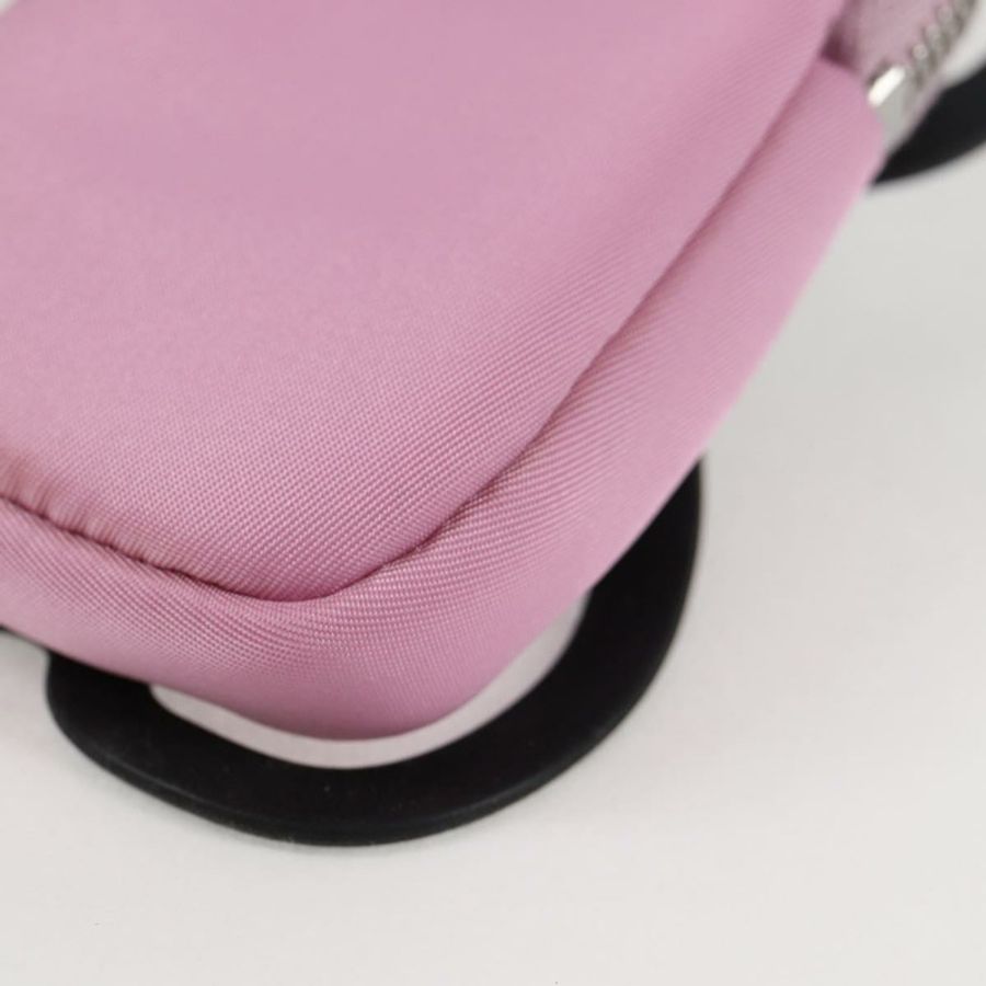 【日本直送】PRADA 智慧型手機肩背包 尼龍 粉紅色 銀色 正品 MX024M-15