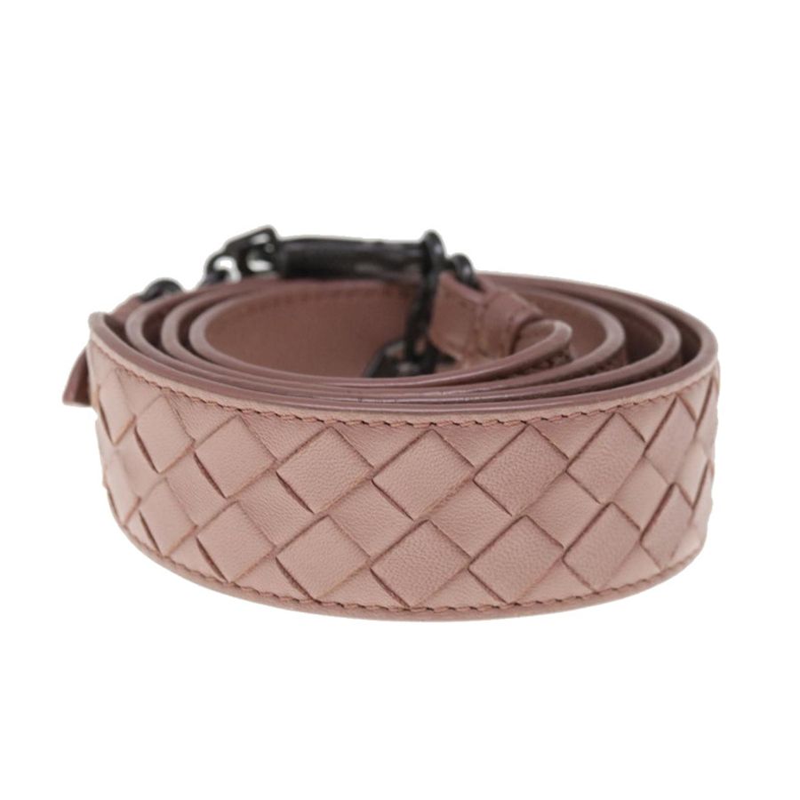 【日本直送】BOTTEGA VENETA INTRECCIATO 肩帶皮革 44.5"""" 粉紅色正品 am5637V-0