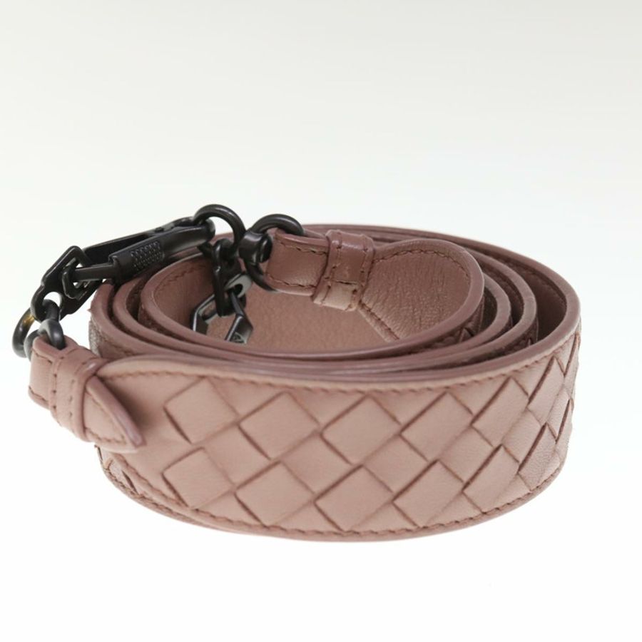 【日本直送】BOTTEGA VENETA INTRECCIATO 肩帶皮革 44.5"""" 粉紅色正品 am5637V-4