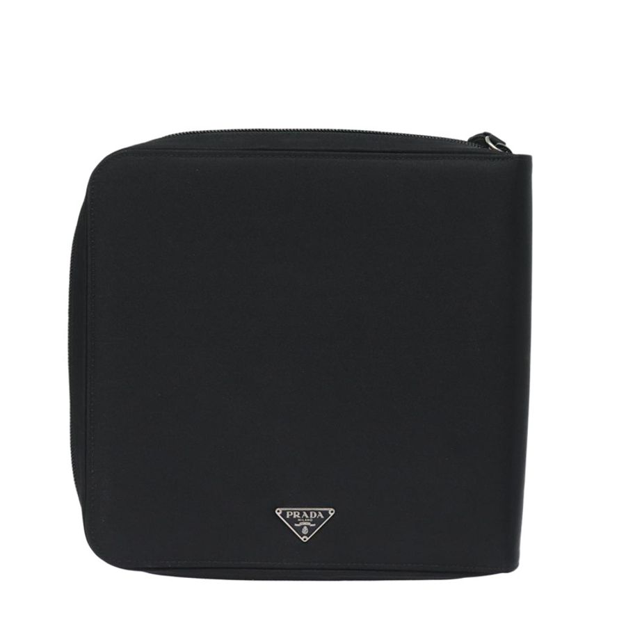 【日本直送】PRADA 迷你光碟盒 尼龍 黑色 正品 81379V-12
