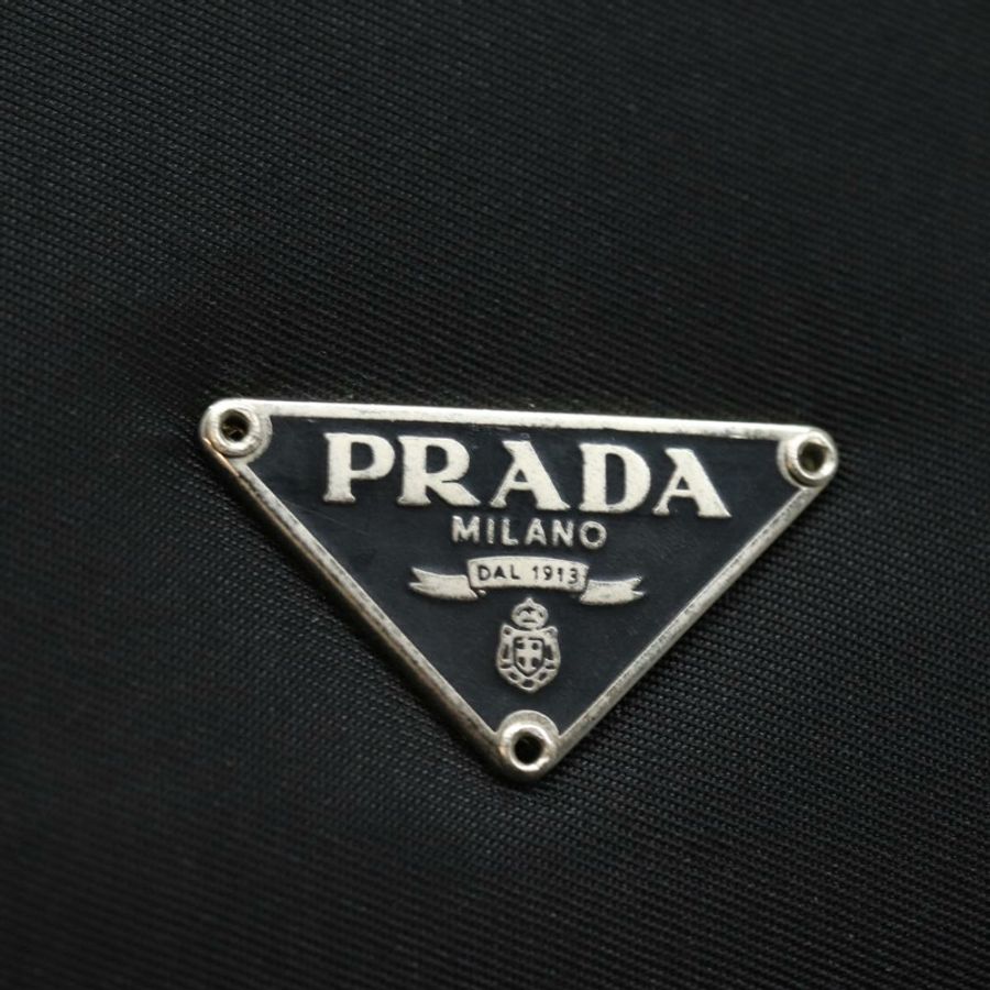 【日本直送】PRADA 迷你光碟盒 尼龍 黑色 正品 81379V-17