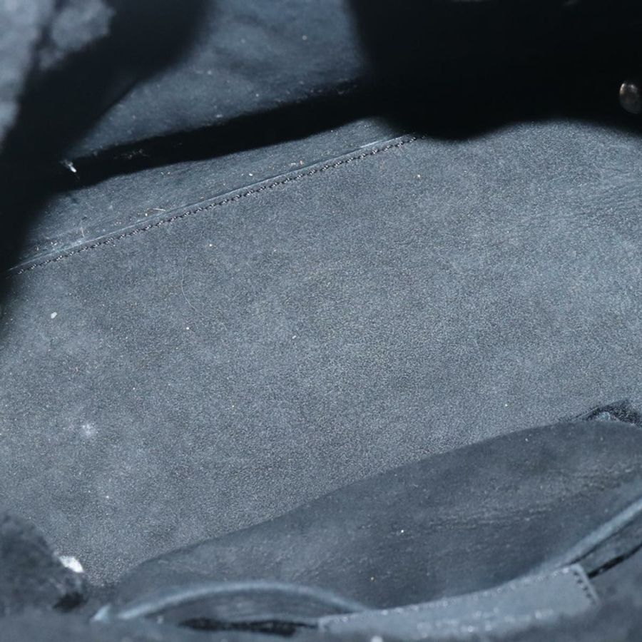 【日本直送】BALENCIAGA 手提包 麂皮 兩用 黑色 銀色 305572 正品 ki5224V-9