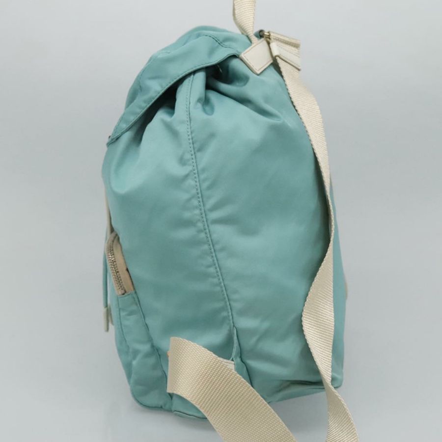 【日本直送】PRADA 尼龍雙肩包 淺藍色 正品 113817V-3