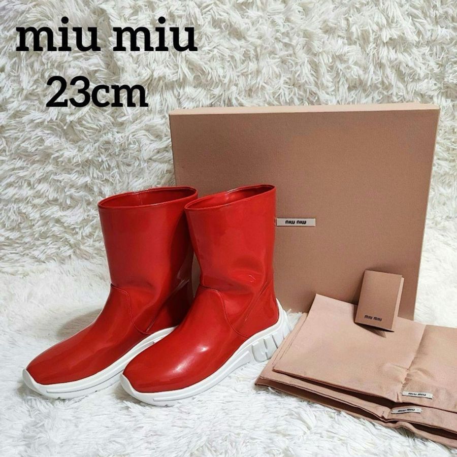 miumiu超Q彈鞋底雨雪-6