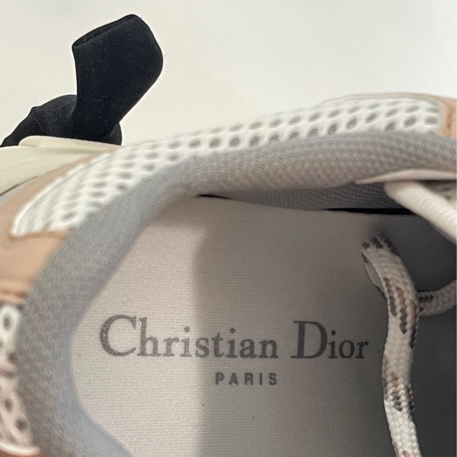 Dior Chrono 運動鞋(銀色配裸粉色)-11