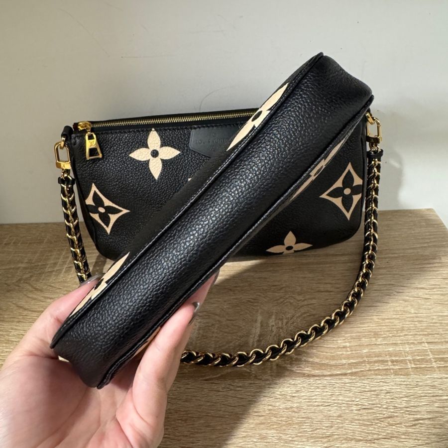 LV Multi Pochette Accessoires 雙色牛皮二合一包-7