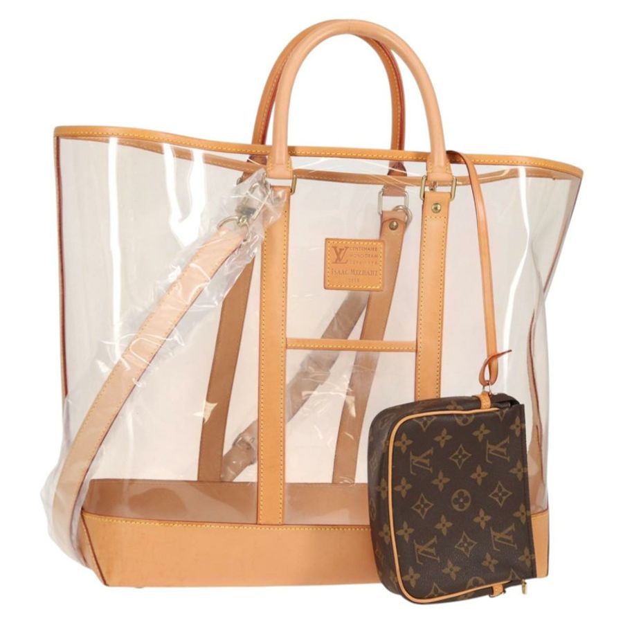 【日本直送】路易威登 Isaac Mizrahi 托特包,透明乙烯基皮革,貨號 M99027,正品編號 124651SAV-0