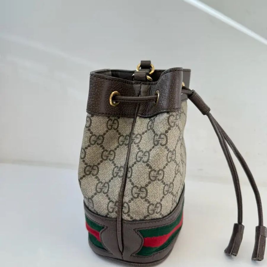 Gucci 經典老花斜背包水桶包-2