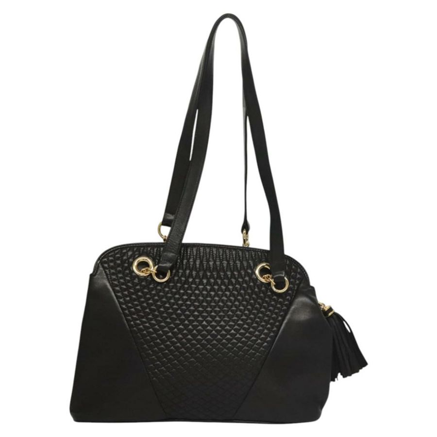【日本直送】BALLY 肩背包 皮革 黑色 金色 正品 118003-1