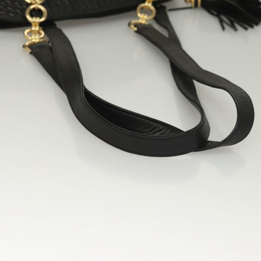 【日本直送】BALLY 肩背包 皮革 黑色 金色 正品 118003-6