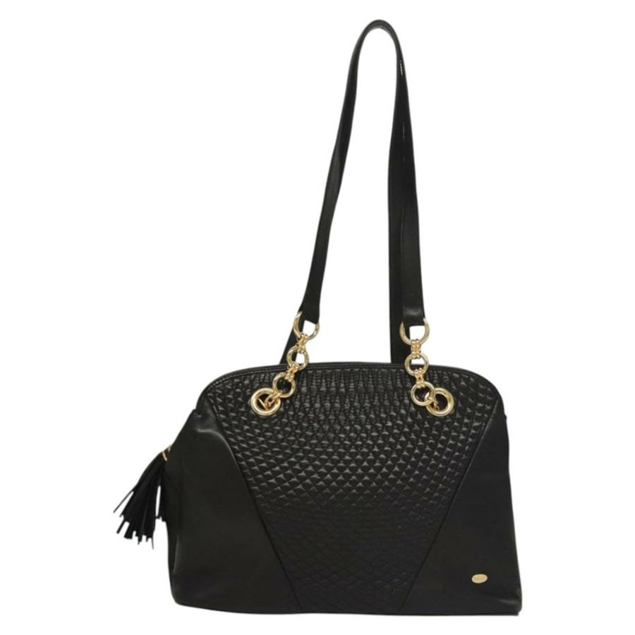 【日本直送】BALLY 肩背包 皮革 黑色 金色 正品 118003-12
