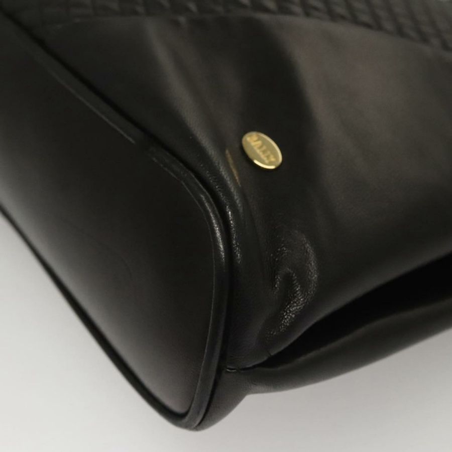 【日本直送】BALLY 肩背包 皮革 黑色 金色 正品 118003-13
