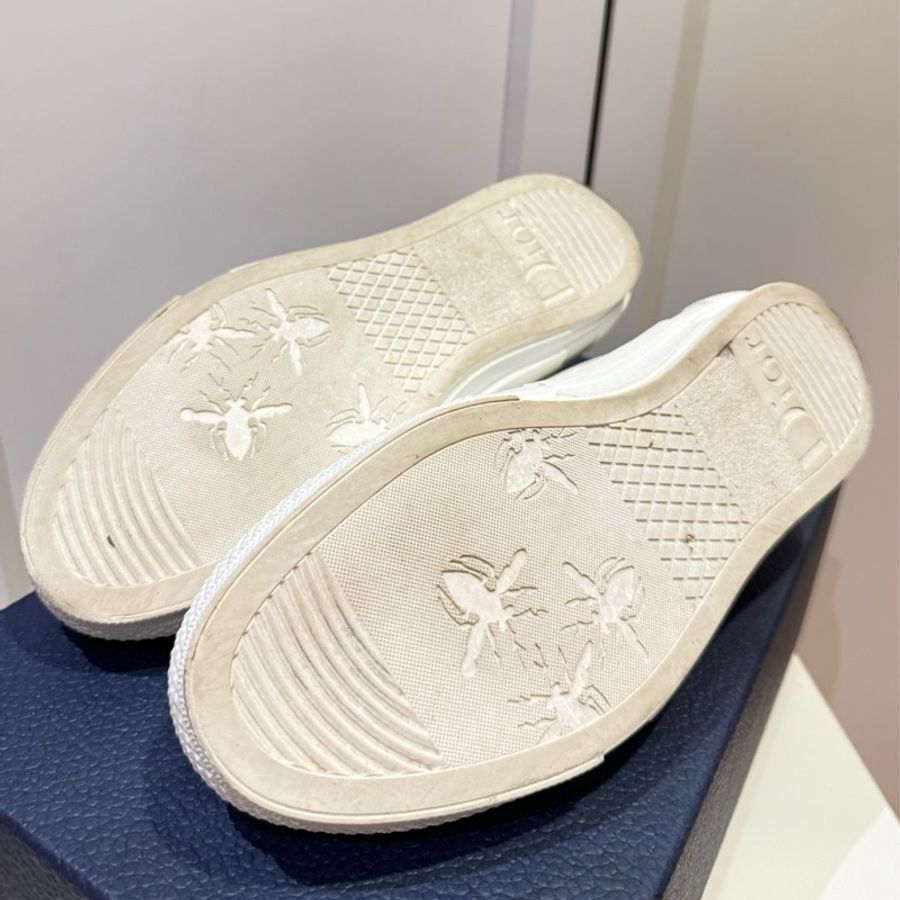 Dior迪奧B23經典半透明Logo小白鞋/休閒鞋-9