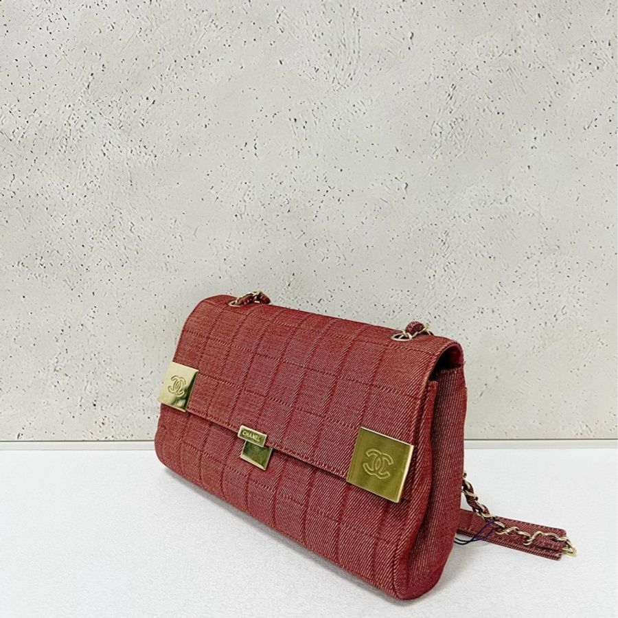 Chanel 中古 冰格鏈條包-3