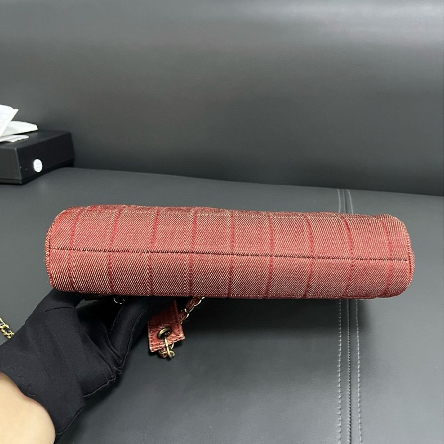 Chanel 中古 冰格鏈條包-9