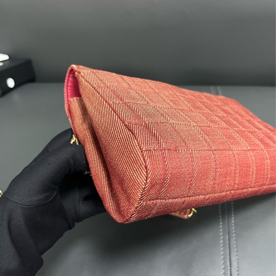 Chanel 中古 冰格鏈條包-10