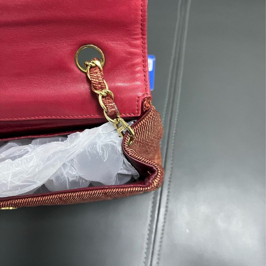 Chanel 中古 冰格鏈條包-18