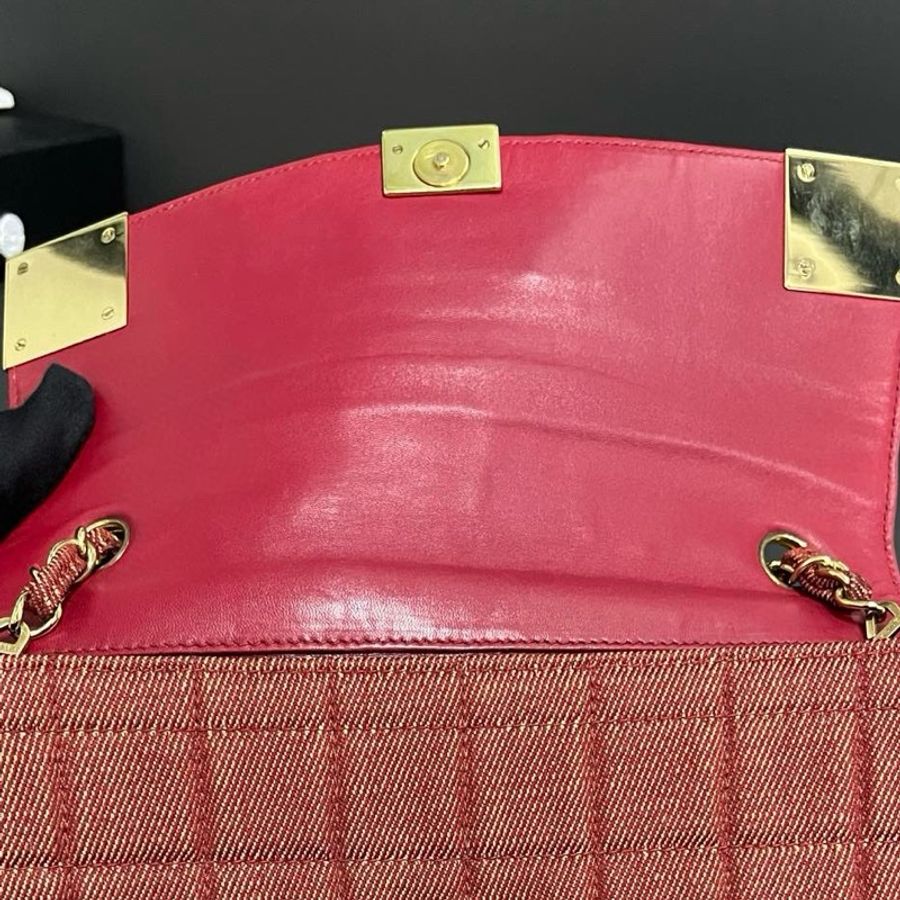 Chanel 中古 冰格鏈條包-20