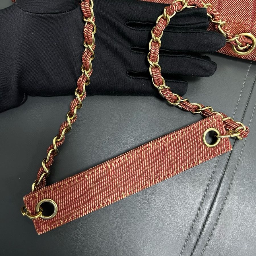 Chanel 中古 冰格鏈條包-23