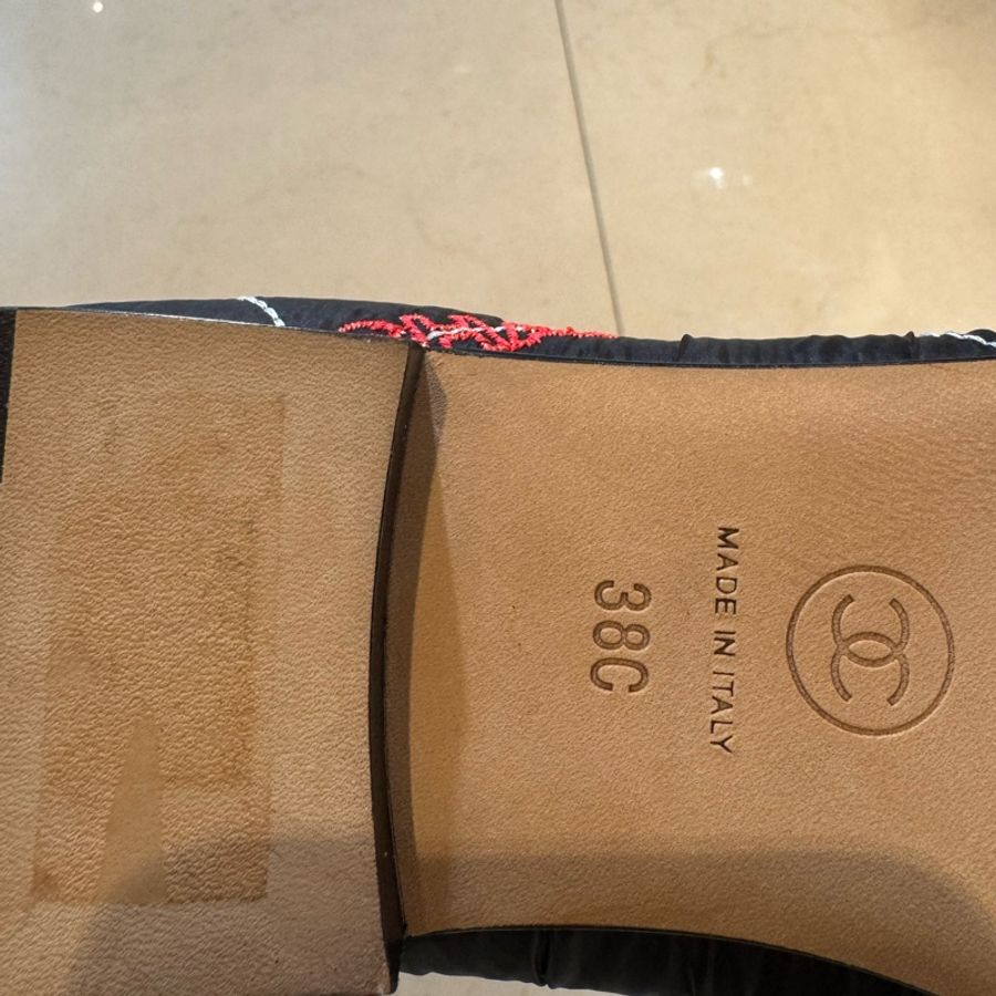 Chanel黑經典芭蕾舞鞋38C🩰-10