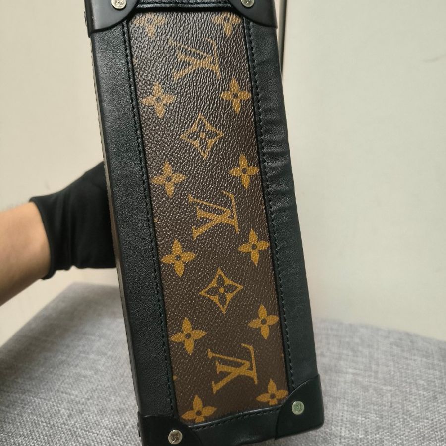 【8成新】㊣✨Louis Vuitton✨(附防塵袋/紙袋)路易威登 LV 老花 SOFT TRUNK BOX 軟盒子 盒包 箱包 肩背包 斜背包 /二手精品/二手包🌳二手樹屋🌳-6