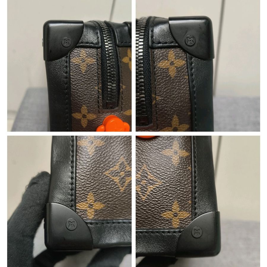 【8成新】㊣✨Louis Vuitton✨(附防塵袋/紙袋)路易威登 LV 老花 SOFT TRUNK BOX 軟盒子 盒包 箱包 肩背包 斜背包 /二手精品/二手包🌳二手樹屋🌳-24