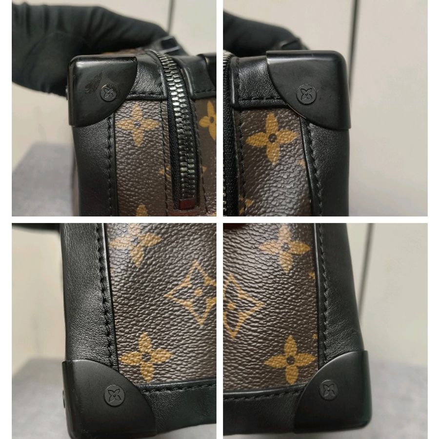 【8成新】㊣✨Louis Vuitton✨(附防塵袋/紙袋)路易威登 LV 老花 SOFT TRUNK BOX 軟盒子 盒包 箱包 肩背包 斜背包 /二手精品/二手包🌳二手樹屋🌳-31