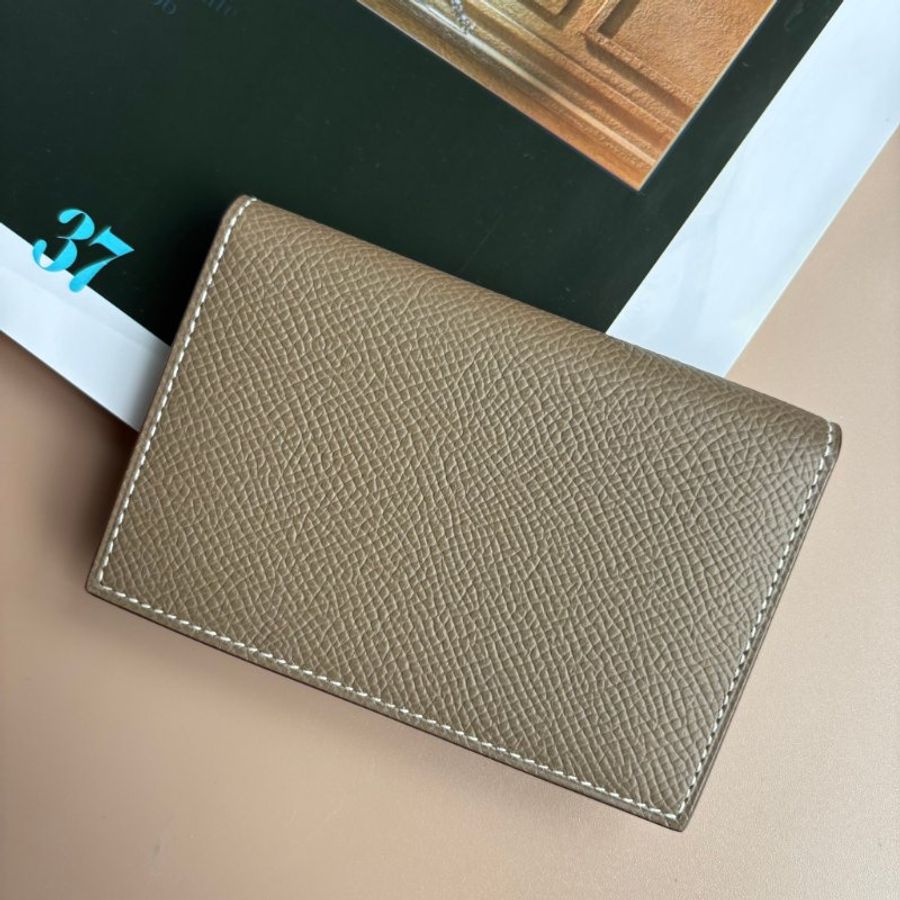 ::HERMES:: 全新大象灰對開名片夾-2