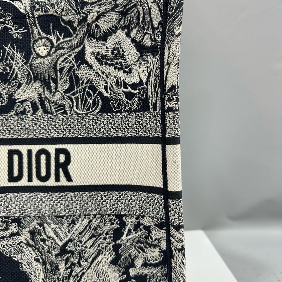 Dior M1286 藍色老虎刺繡 購物包 booktote 托特包-2