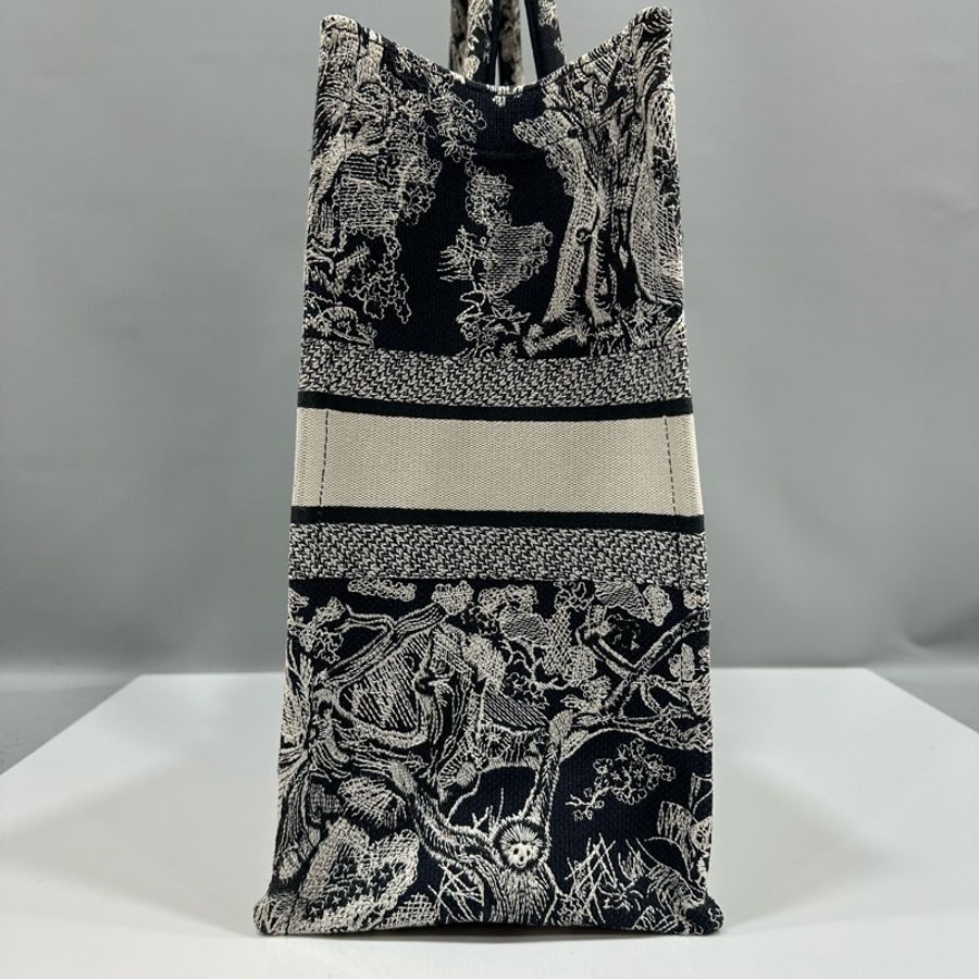 Dior M1286 藍色老虎刺繡 購物包 booktote 托特包-4