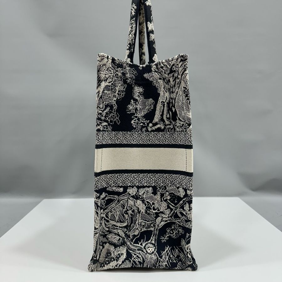 Dior M1286 藍色老虎刺繡 購物包 booktote 托特包-7