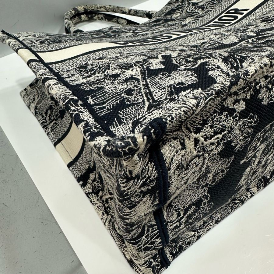 Dior M1286 藍色老虎刺繡 購物包 booktote 托特包-21