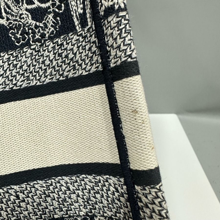 Dior M1286 藍色老虎刺繡 購物包 booktote 托特包-30