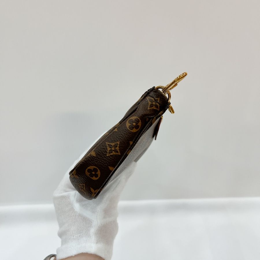 莉亞精品♡LV M44813 五合一 綠 九新美包-19