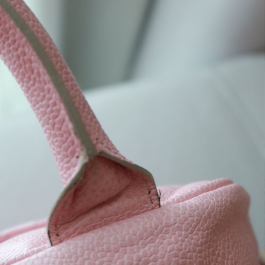 香奈兒 Chanel 保齡球包 中古 粉色-7