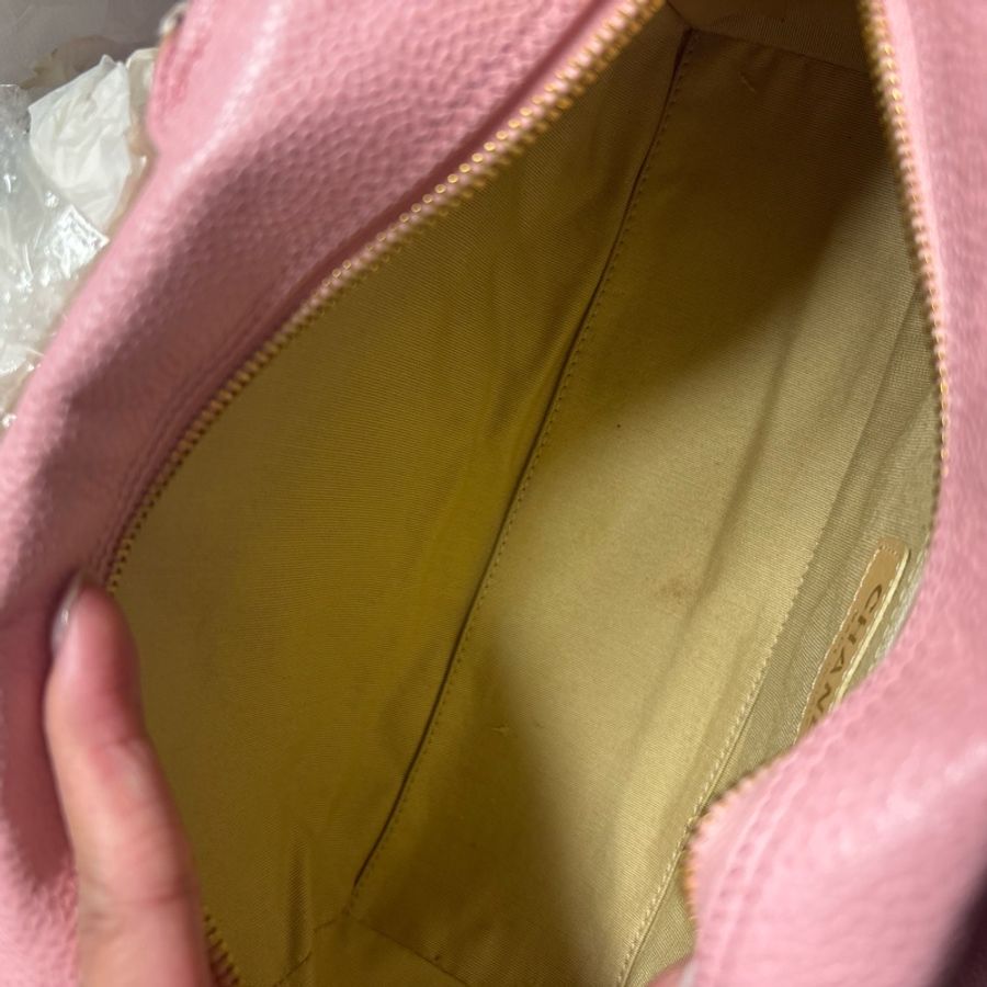 香奈兒 Chanel 保齡球包 中古 粉色-10