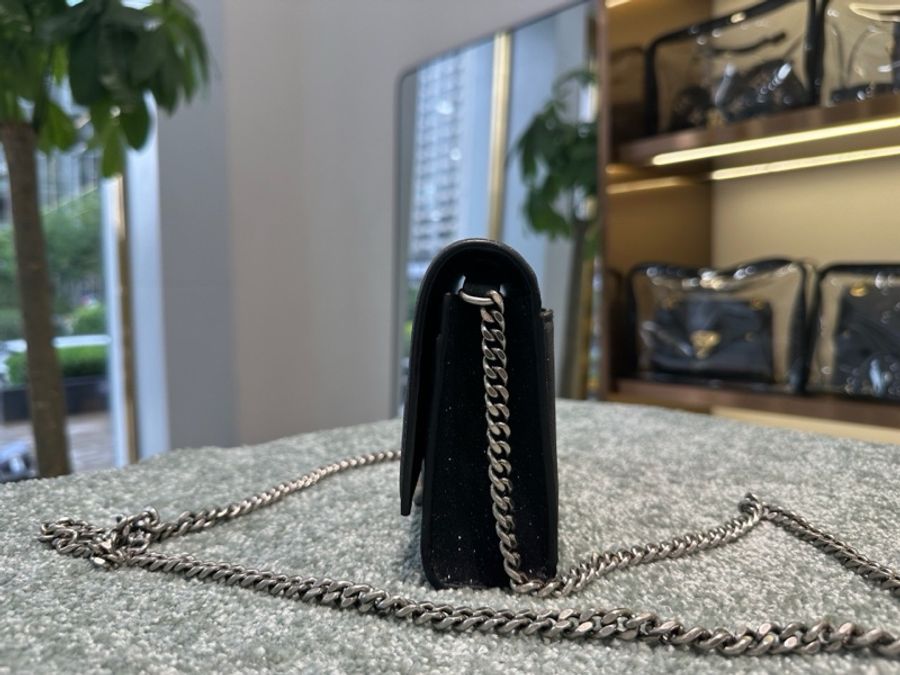 Balenciaga 巴黎世家 黑閃滿天星沙漏woc 細閃超美-1