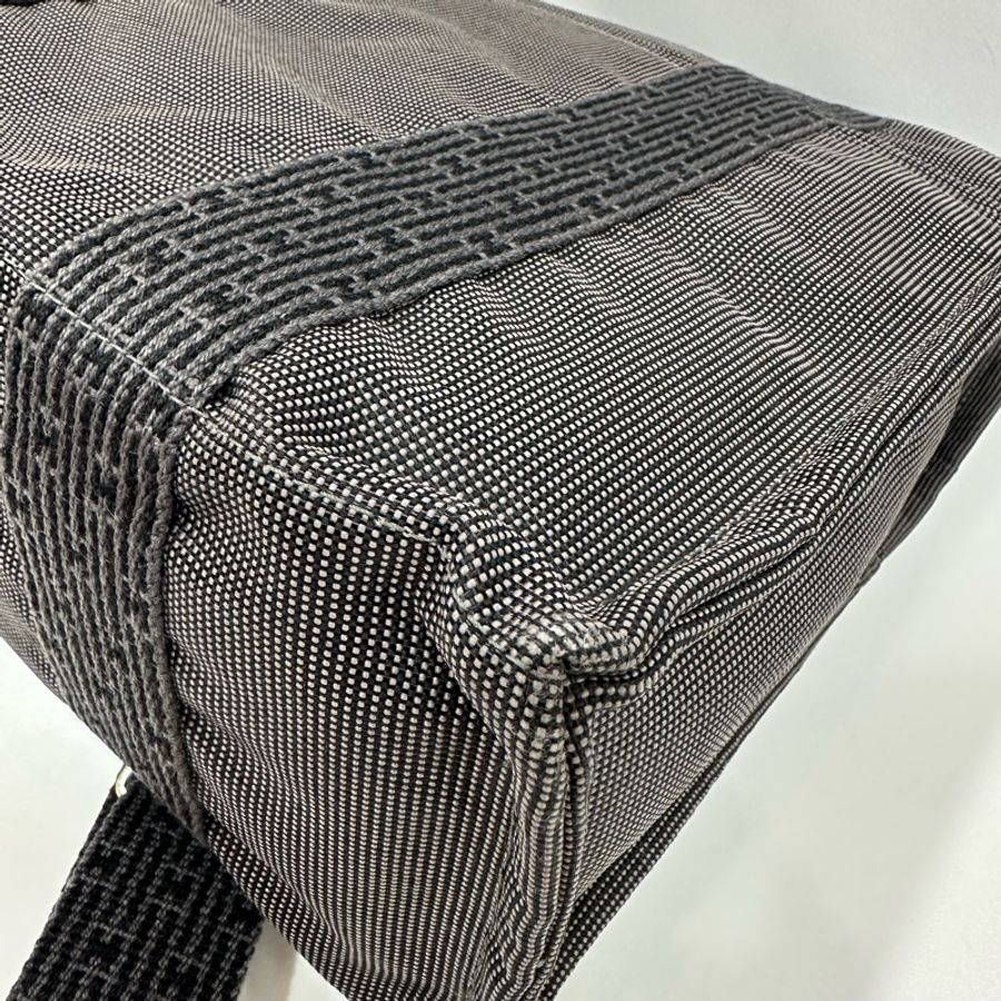 hermes 銀河灰帆布後背包 Herline-15