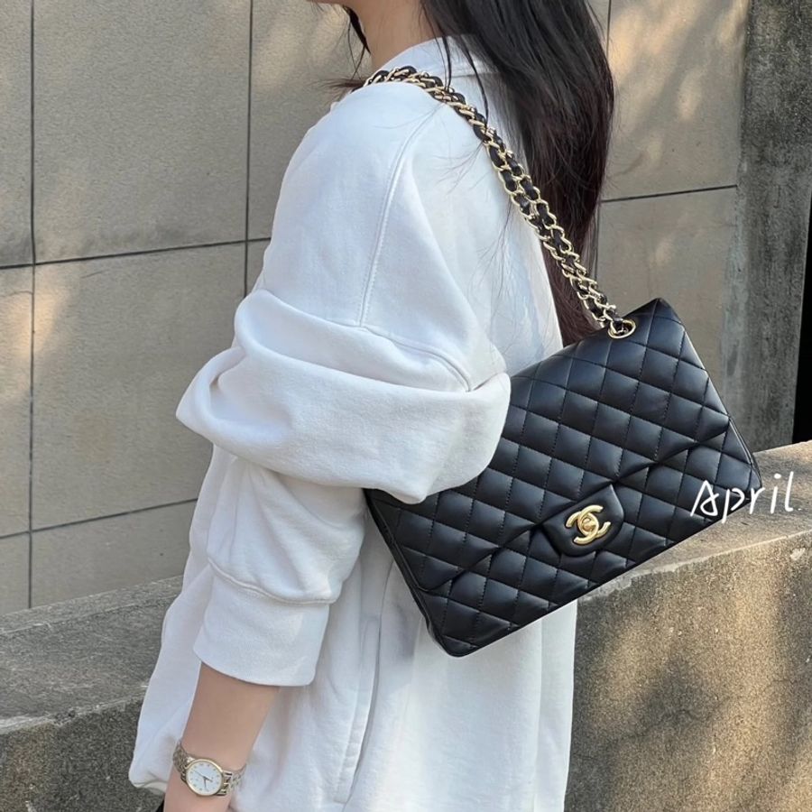 超便宜❤️#香奈兒 #黑金 #coco #cf25 #羊皮-2