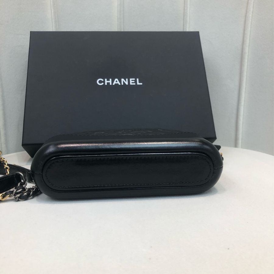 Chanel Cabrielle 黑色流浪 Clutch with chain XB278-2
