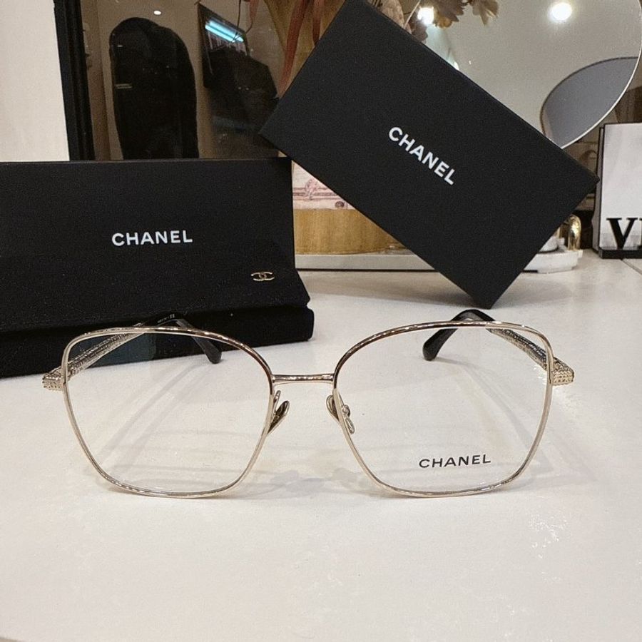 【現貨】麗睛眼鏡 Chanel【可刷卡分期】香奈兒 CH2216J 金色 光學眼鏡 韓系金屬鏡架 香奈兒熱賣款 小香眼鏡-1