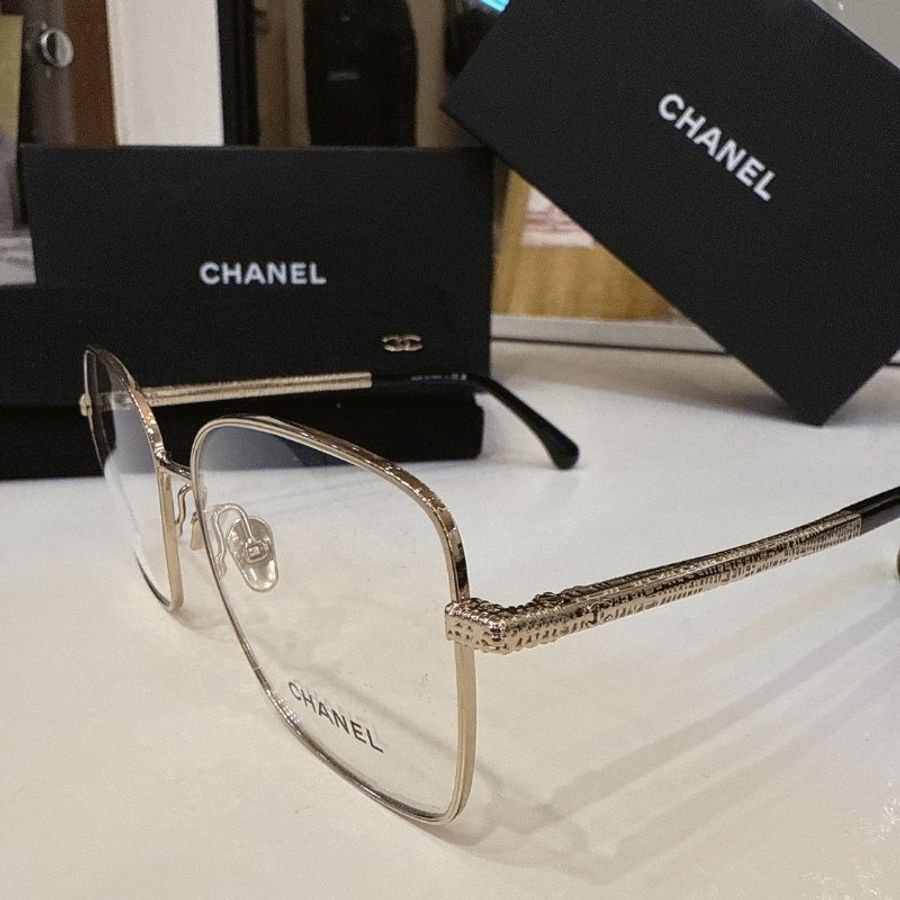 【現貨】麗睛眼鏡 Chanel【可刷卡分期】香奈兒 CH2216J 金色 光學眼鏡 韓系金屬鏡架 香奈兒熱賣款 小香眼鏡-4