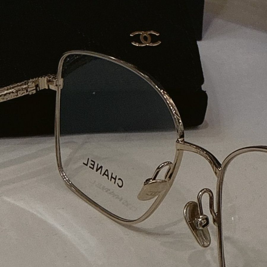【現貨】麗睛眼鏡 Chanel【可刷卡分期】香奈兒 CH2216J 金色 光學眼鏡 韓系金屬鏡架 香奈兒熱賣款 小香眼鏡-5