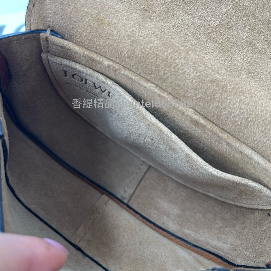 💗香緹國際精品💗 Loewe 326 gate mini 焦糖色馬鞍包-7