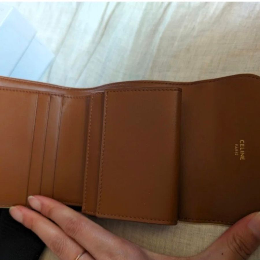Celine triomphe wallet-4