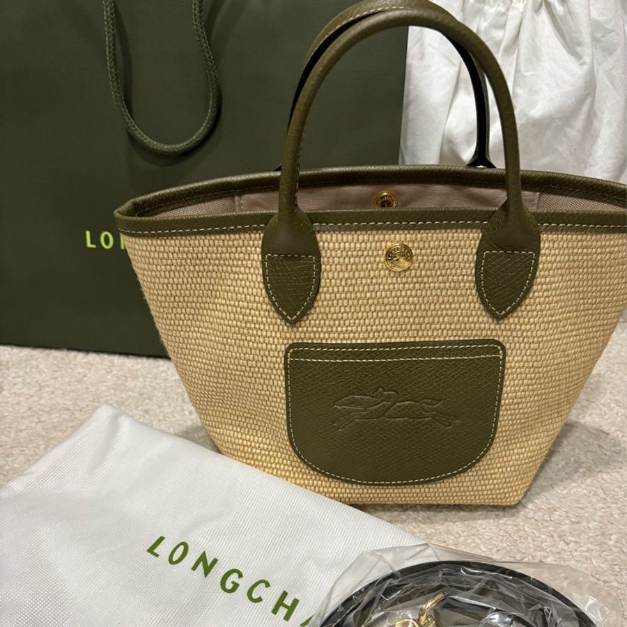 longchamp LE PLIAGE 系列 提籃包 XS 朝鮮薊色 - 帆布-0