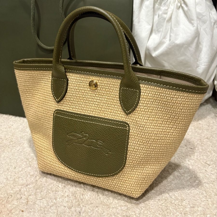 longchamp LE PLIAGE 系列 提籃包 XS 朝鮮薊色 - 帆布-2