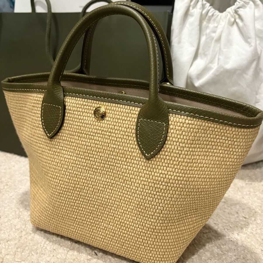 longchamp LE PLIAGE 系列 提籃包 XS 朝鮮薊色 - 帆布-3