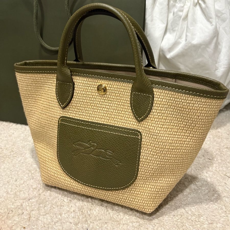 longchamp LE PLIAGE 系列 提籃包 XS 朝鮮薊色 - 帆布-6