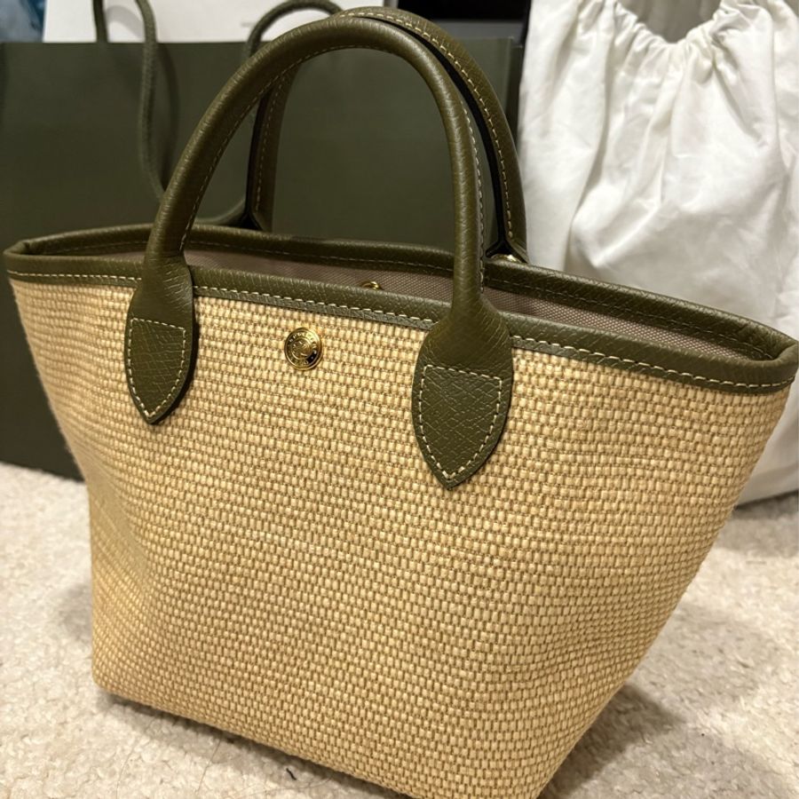 longchamp LE PLIAGE 系列 提籃包 XS 朝鮮薊色 - 帆布-7